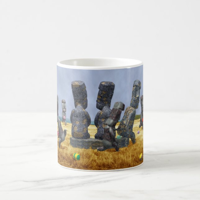 Ostern-Insel-Ei-Jagd-Tasse Kaffeetasse (Mittel)