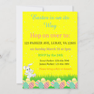 Ostern ist auf dem Weg zur Einladung