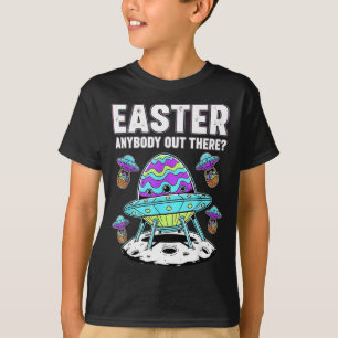 Ostern Ist Da Draußen Lustiger Alien-Witz Ufo-Ei M T-Shirt
