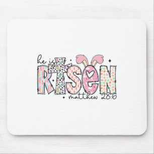 Ostern ist er riskiert Jesus Christlichen Cross Mä Mousepad
