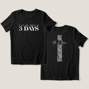 Ostern ist er riskiert Kreuz eine Menge kann passi Tri-Blend Shirt