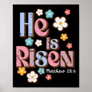 Ostern Jesus Er Ist Auferstanden Christlicher Glau Poster