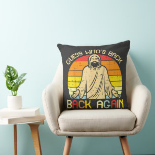 Ostern Jesus Errate Wer ist zurück Religiös Christ Kissen