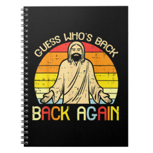 Ostern Jesus Errate Wer ist zurück Religiös Christ Notizblock