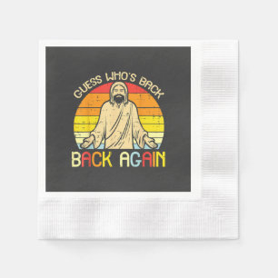 Ostern Jesus Errate Wer ist zurück Religiös Christ Serviette