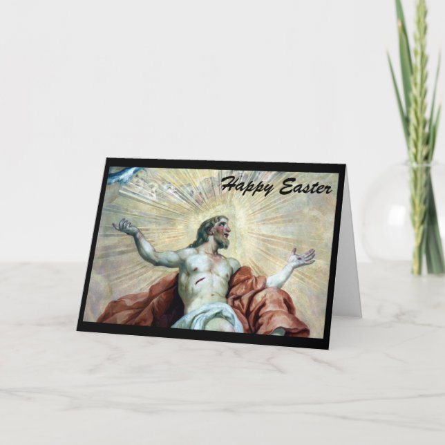 Ostern Jesus Feiertagskarte (Vorderseite)
