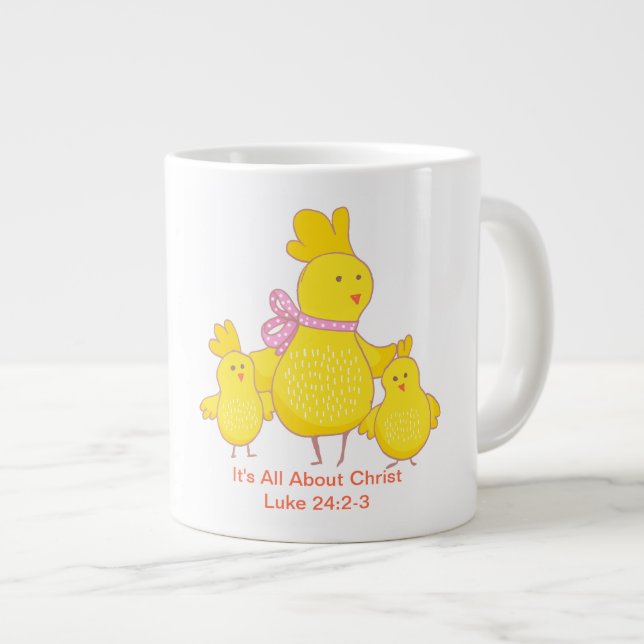 Ostern - Jumbo-Tasse (Vorderseite Rechts)