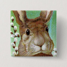 Ostern-Kaninchen Button