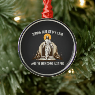 Ostern Kommend Aus Meiner Höhle Jesus Ornament Aus Metall