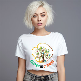 Ostern kommt - Niedliches Baby T-Shirt