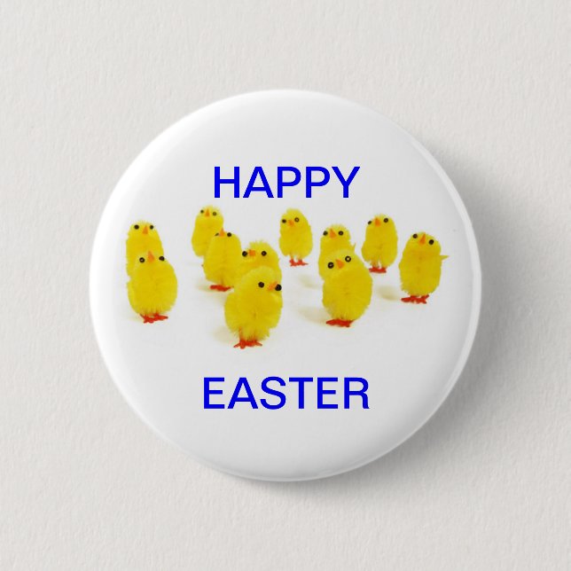 Ostern-Küken Button (Vorderseite)