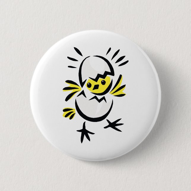 Ostern-Küken Button (Vorderseite)