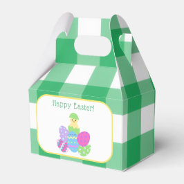 OSTERN Küken Eier und fetter grüner Haken Geschenkschachtel