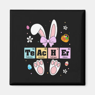 Ostern Lehrerin Periodensystem Hasenohren Lehrer Magnet