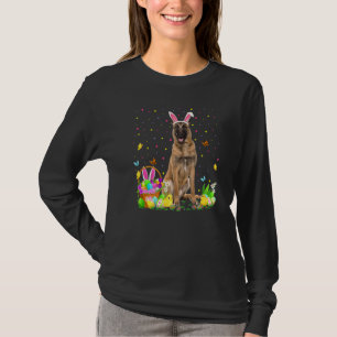 Ostern Malinois Hund Bunny Egg Jagd Malinois Eas T-Shirt