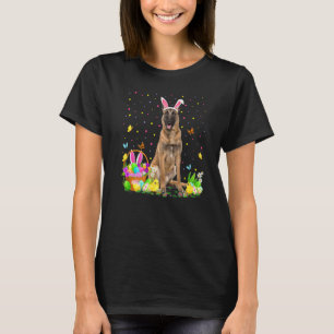 Ostern Malinois Hund Bunny Egg Jagd Malinois Eas T-Shirt