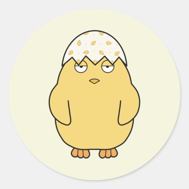 Ostern Meh Kick 2 Runder Aufkleber (Vorderseite)