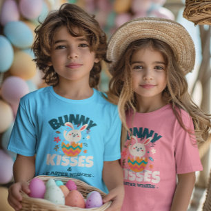 OSTERN MIT HASENKÜSSEN & OSTEREGRÜßUNGEN BABY T-SHIRT