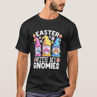 Ostern mit meinen Gnomies Frohe Ostern Hase T-Shirt