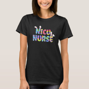 Ostern Nicu Krankenschwester Süße Hasenohren Frohe T-Shirt