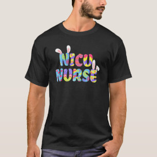 Ostern Nicu Nurse Niedlich Bunny Oars Happy Ostere T-Shirt