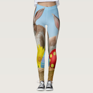 Ostern Niedlich Bunny für eine positive Stimmung Leggings