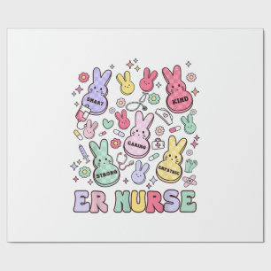 Ostern Notaufnahme Notfallstation Nurse Practition Geschenkpapier