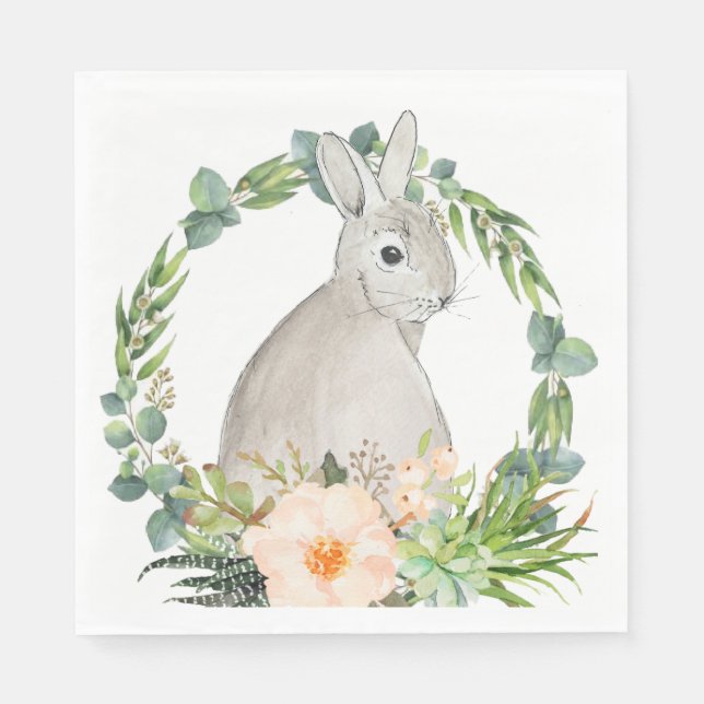 Ostern, Ostergeschirr, Osterdekor Serviette (Vorderseite)