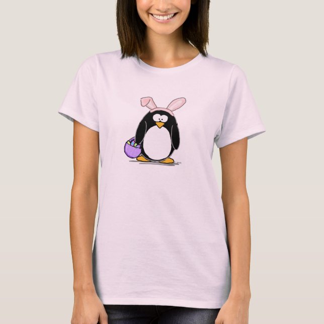 Ostern-Pinguin T-Shirt (Vorderseite)