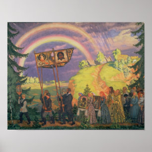 Ostern Procession, 1915 Poster