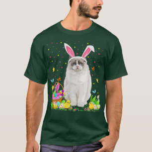 Ostern Ragdoll Bunny Egg Jagd Ragdoll Ostern Su T-Shirt