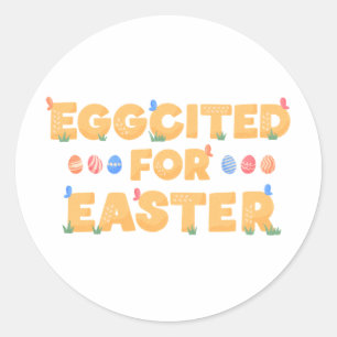 Ostern Runder Aufkleber
