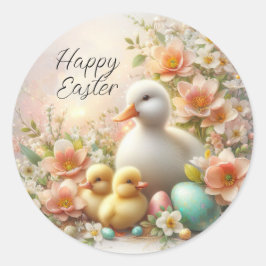 Ostern Runder Aufkleber