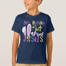 Ostern-Shirt-Kinder - kein Häschen aber Jesus