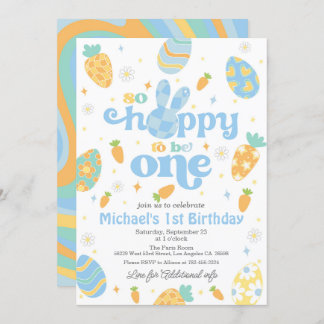 Ostern so erfreut, ein Junge zu sein Geburtstag Einladung