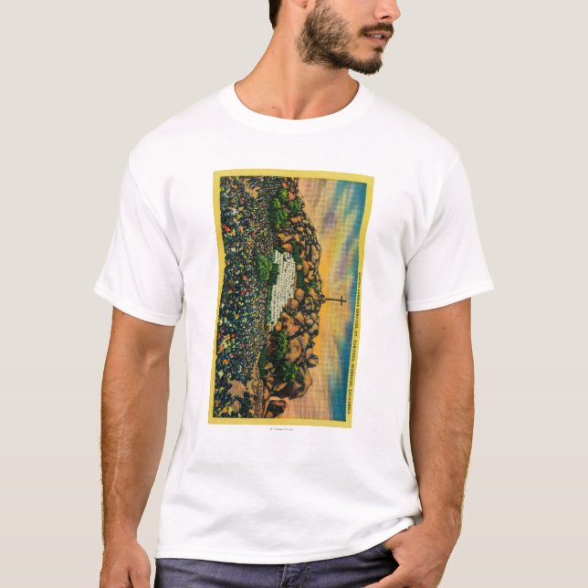 Ostern-Sonnenaufgang-Service an Mt. Rubidoux T-Shirt (Vorderseite)