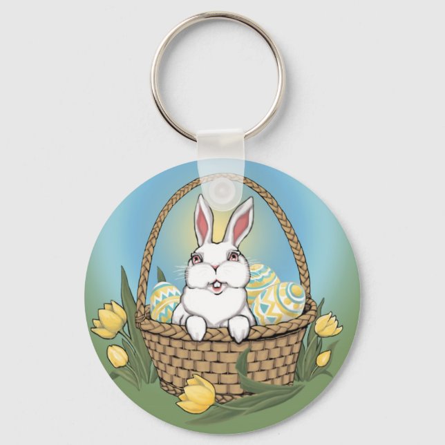 Ostern Sonniger Schlüsselanhänger Feste Ostern See (Vorderseite)