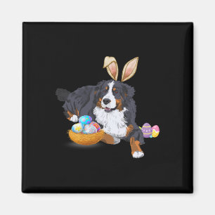 Ostern Süße Berner Sennenhund Liebhaber Hase Eier  Magnet