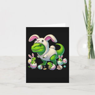 Ostern T-rex Bunny Ears Funny Dinosaur Kostüm Kind Karte