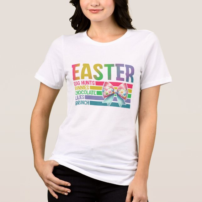 Ostern T - Shirt - Feiern Sie den Frühling im Stil (Vorderseite)