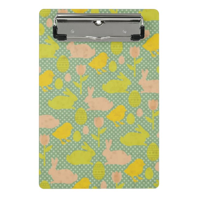 Ostern-Tapete Mini Klemmbrett (Vorderseite)