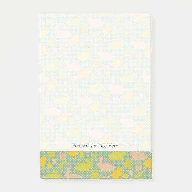 Ostern-Tapete Post-it Klebezettel (Vorderseite)