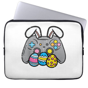 Ostern Videospiel Hase Eier Gaming Gamer Jungen Mä Laptopschutzhülle