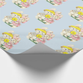 Ostern Vintag Ostern Bunny Bunnies Rabbits Geschenkpapier