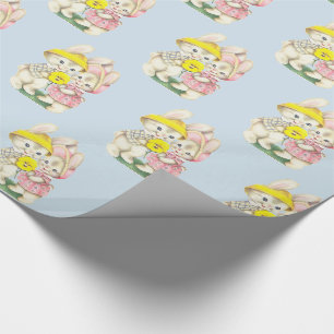 Ostern Vintage Osterhase Hasen Kaninchen Geschenkpapier