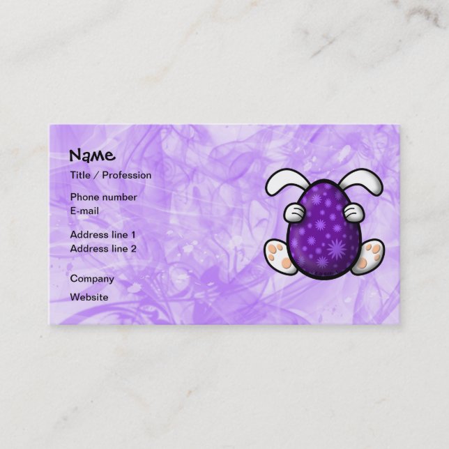 Ostern Visitenkarte (Vorderseite)