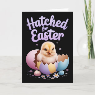 Ostern Von Küken Geschlüpft Für Ostern Karte