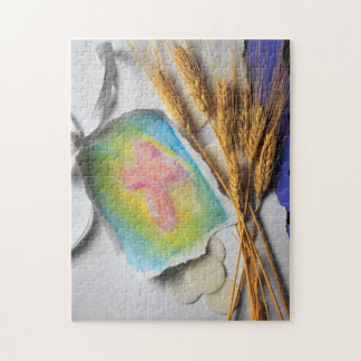 Ostern-Wasser-Farbchristliche Querskizze