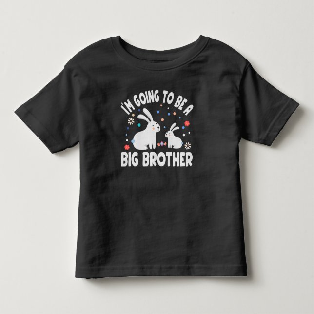 Ostern werde ich ein großer Bruder sein, ein sonni Kleinkind T-shirt (Vorderseite)