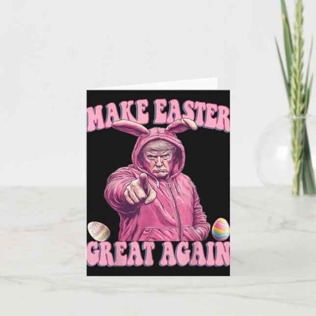 Ostern wieder großartig machen karte (Vorderseite)